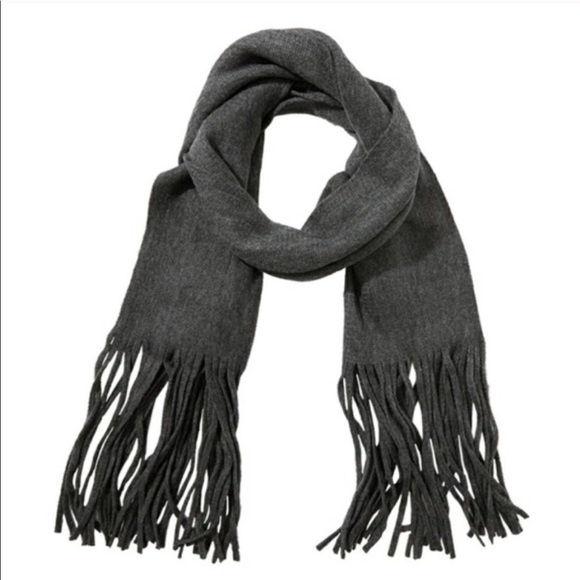 Lucky Brand Solid Brushed Gray Scarf - Picture 2 of 5